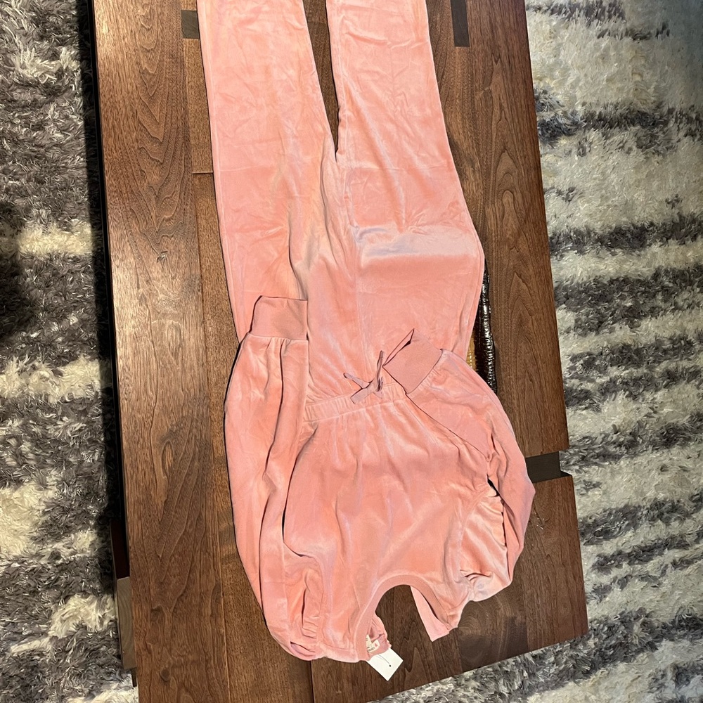 Girls JCrew Velour Jumpsuit